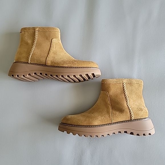 Lucky Brand Chameli Suede Lug Women's Booties 8M - Picture 5 of 10